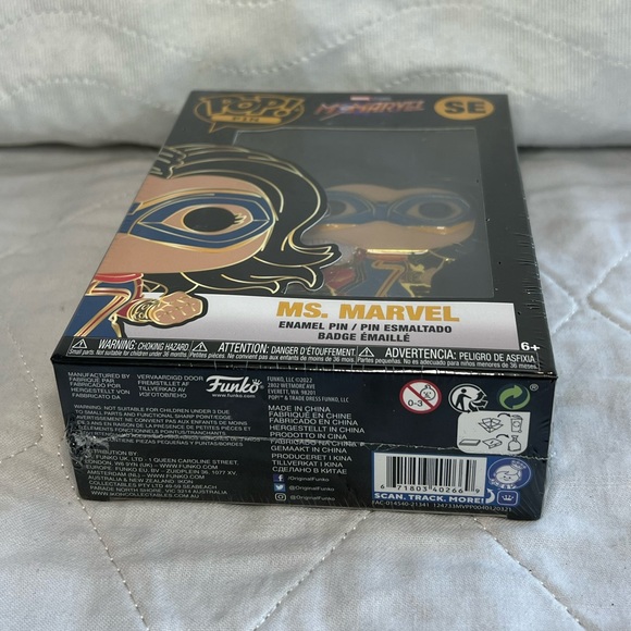 Ms Marvel POP Enamel Pin NWT - Picture 8 of 12